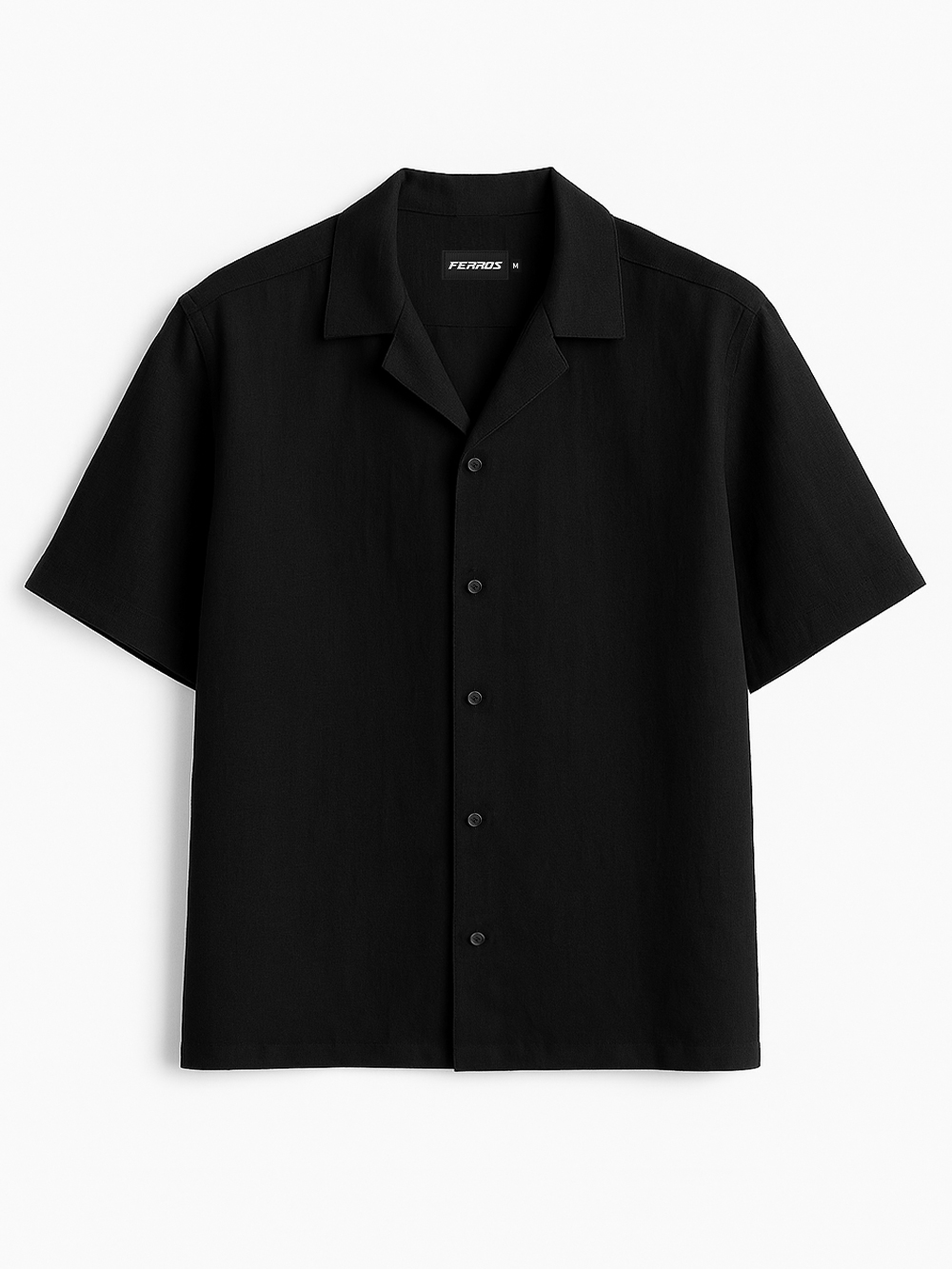 TOTAL BLACK BOXY FIT SHIRT